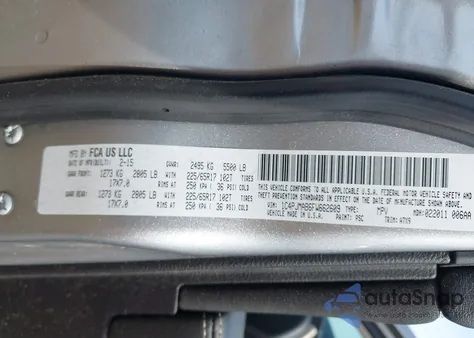 2015 Jeep Cherokee Sport from USA, damaged, VIN 1C4PJMAB6FW662609